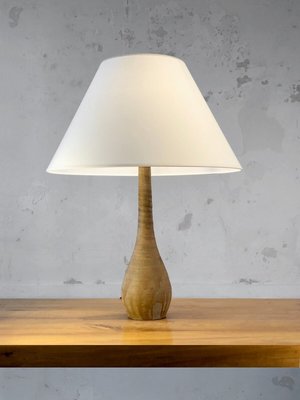 Brutalist Ceramic Table Lamp from La Borne, France, 1970s-NLF-1383878