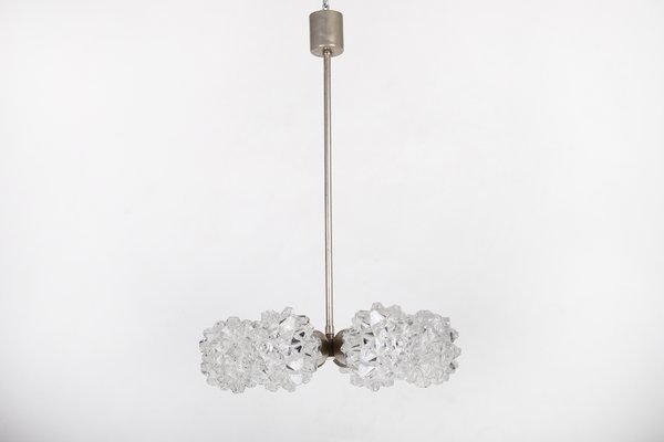 Brutalist Chandelier from Kamenický Šenov, 1970s-VHD-604640