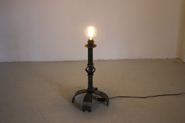 Brutalist Coarse Metal Floor Lamp, 1968-EZZ-872512