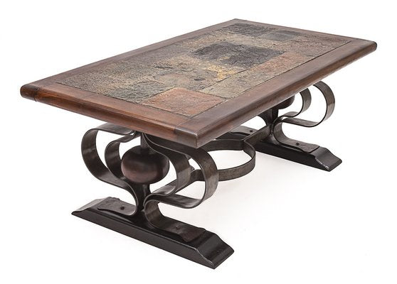 Brutalist Coffee Table, 1940s-JCN-1705917