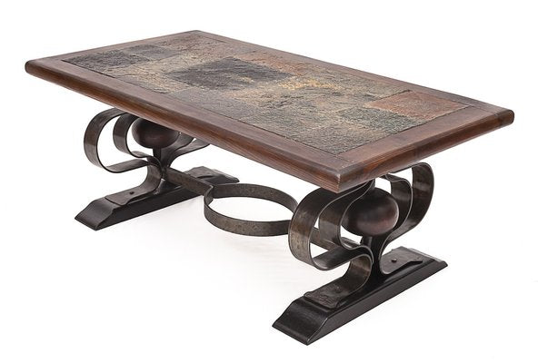 Brutalist Coffee Table, 1940s-JCN-1705917