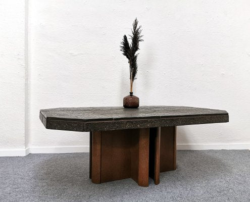 Brutalist Coffee Table by Paul Kingma for Schiefer & Stein, 1970s-FW-1812624