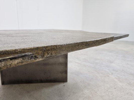 Brutalist Coffee Table by Pia Manu, 1970s-IRH-1300658