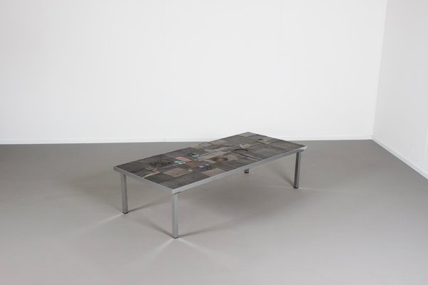 Brutalist Coffee Table by Pia Manu for Amphora, 1960s-QT-1263333