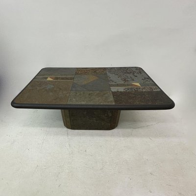 Brutalist Coffee Table in Natural Stone, 1970s-BGP-1797665