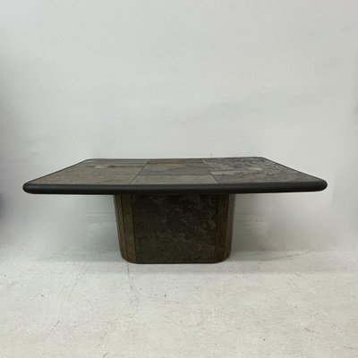 Brutalist Coffee Table in Natural Stone, 1970s-BGP-1797665