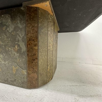 Brutalist Coffee Table in Natural Stone, 1970s-BGP-1797665