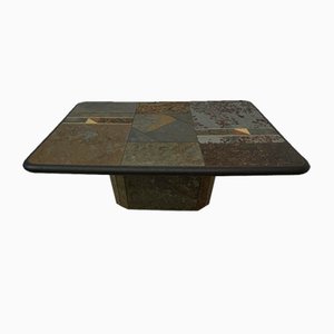 Brutalist Coffee Table in Natural Stone, 1970s-BGP-1797665