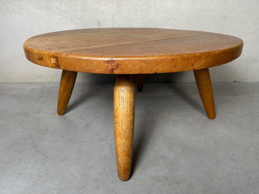 Brutalist Coffee Table in Oak-VUD-2026776