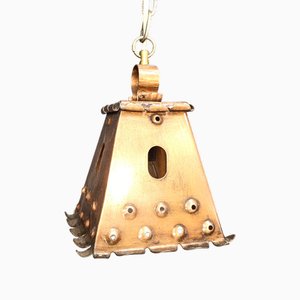 Brutalist Copper Pendant Light, 1970s-IRH-2035927