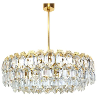 Brutalist Crystal Glass Chandelier from Bakalowits, Austria, 1960s-UGR-1085990