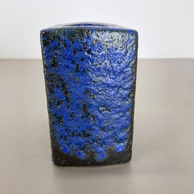 Brutalist Cubic Hole Pottery Vase by Piet Vest Ceramics, 1970s-QZ-1819698