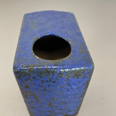 Brutalist Cubic Hole Pottery Vase by Piet Vest Ceramics, 1970s-QZ-1819698