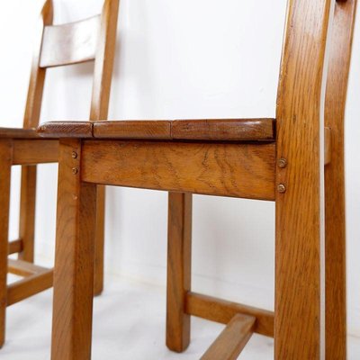 Brutalist Dining Chairs, 1970s, Set of 6-JG-1797704