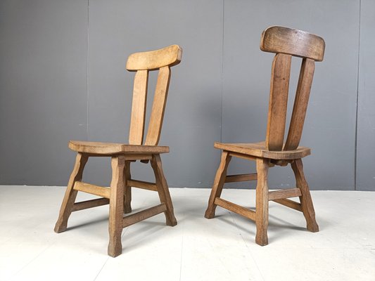 Brutalist Dining Chairs by Depuydt, 1960s, Set of 8-IRH-2032278