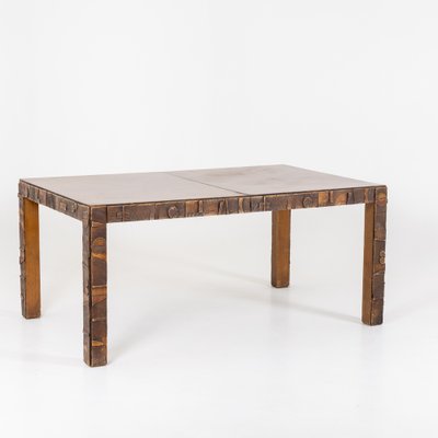 Brutalist Dining Table from The Lane Co., Altavista, USA, 1960s-VEI-1189719