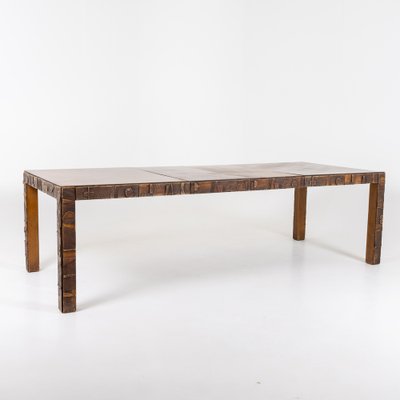 Brutalist Dining Table from The Lane Co., Altavista, USA, 1960s-VEI-1189719