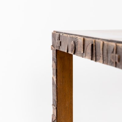 Brutalist Dining Table from The Lane Co., Altavista, USA, 1960s-VEI-1189719