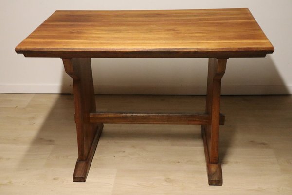 Brutalist Dining Table in Wood, 1950s-IZV-1765980