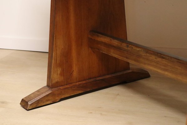 Brutalist Dining Table in Wood, 1950s-IZV-1765980