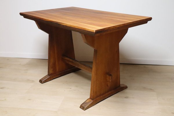 Brutalist Dining Table in Wood, 1950s-IZV-1765980