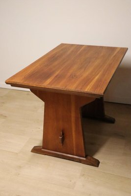 Brutalist Dining Table in Wood, 1950s-IZV-1765980