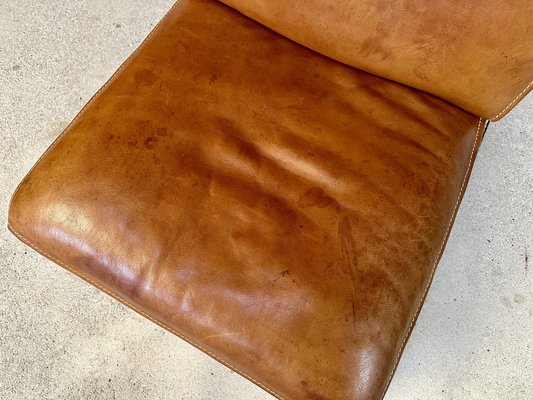 Brutalist Ds-15 Leather Lounge Chair from de Sede, Switzerland, 1970s-JP-1773167