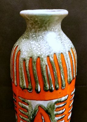 Brutalist Fat Lava Ceramic Glazed Vase, Hungary-QRS-1353163