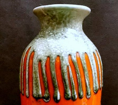 Brutalist Fat Lava Ceramic Glazed Vase, Hungary-QRS-1353163