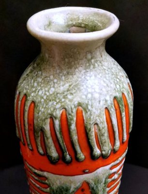 Brutalist Fat Lava Ceramic Glazed Vase, Hungary-QRS-1353163