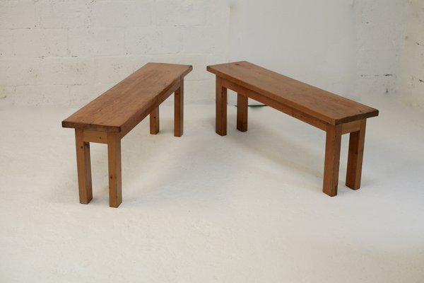 Brutalist French Bench, 1960, Set of 2-MAO-1304187