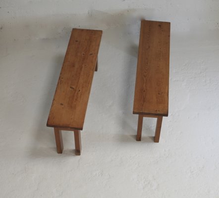 Brutalist French Bench, 1960, Set of 2-MAO-1304187