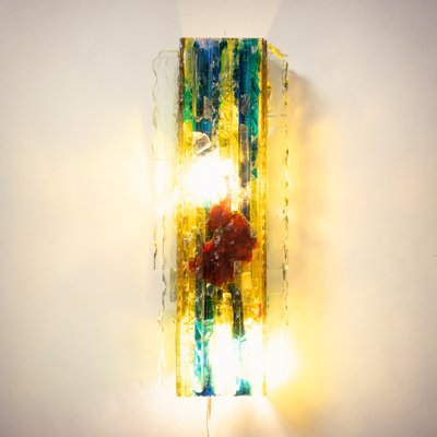 Brutalist Glass Wall Sconce by Chartres Raak, 1960s-NQU-1316840