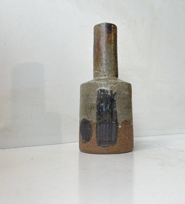 Brutalist Glazed Stoneware Vase by Jette Helleroe for Axella Design, 1970s-LCR-1742536