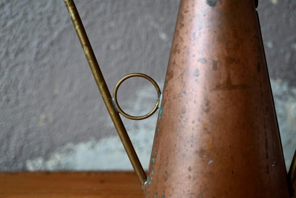 Brutalist Hammered Copper Interior Watering Can, 1960s-AIU-2043874