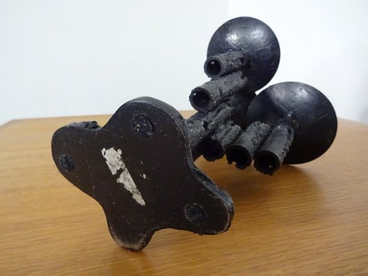 Brutalist Iron Candleholder, 1960s-RDW-560300