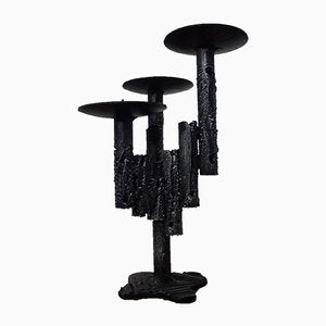 Brutalist Iron Candleholder, 1960s-RDW-560300