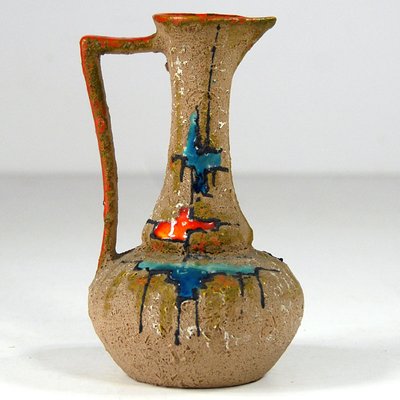 Brutalist Italian Ceramic Vase, 1950s-GIW-1236010