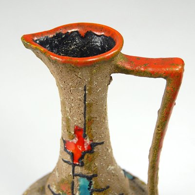 Brutalist Italian Ceramic Vase, 1950s-GIW-1236010