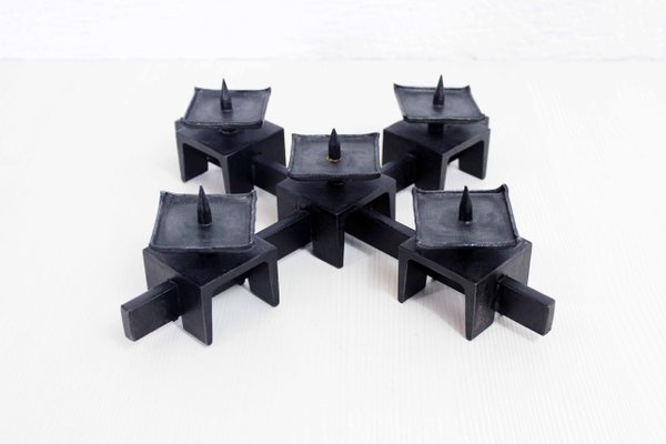 Brutalist Modernist Candleholder, 1970s-BQF-1231361