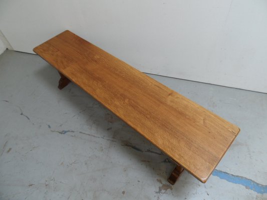 Brutalist Oak Bench, 1960s-PNJ-2027939