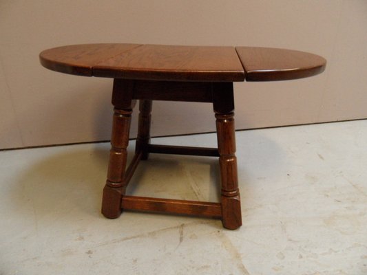 Brutalist Oak Side Table, 1960s-PNJ-1816662