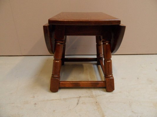 Brutalist Oak Side Table, 1960s-PNJ-1816662