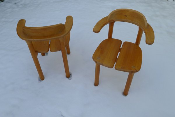 Brutalist Opus Chairs by Erwin Berghammer for Team 7, Austria, 1980s, Set of 2-VRE-1785826