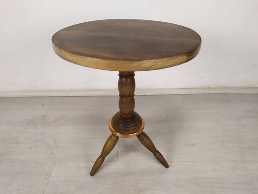 Brutalist Pedestalist Side Table by Charles Dudouyt, 1940s-EAD-1417554