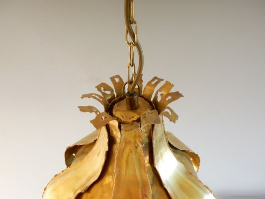 Brutalist Pendant Lamp by Svend Aage Holm Sørensen for Thea Metal, 1960s-NV-736297