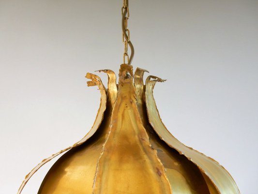 Brutalist Pendant Lamp by Svend Aage Holm Sørensen for Thea Metal, 1960s-NV-736297