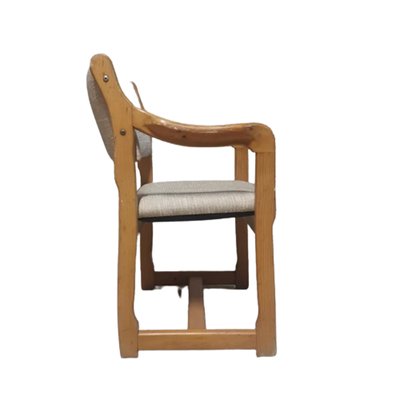 Brutalist Pine Chairs, Set of 4-TCS-1702563