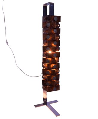 Brutalist Raindrops Floor Lamp, 1980s-TJQ-590986