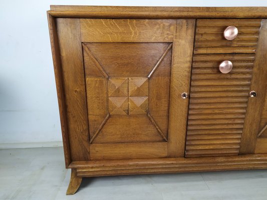 Brutalist Sideboard by Charles Dudouyt, 1940s-EAD-1383334